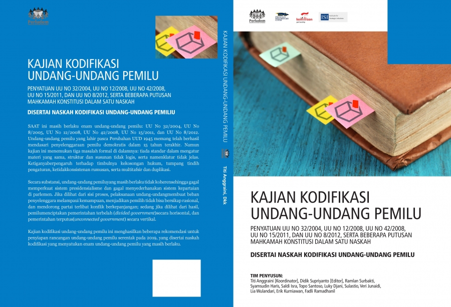 Read more about the article Buku Kajian Kodifikasi Undang-Undang Pemilu