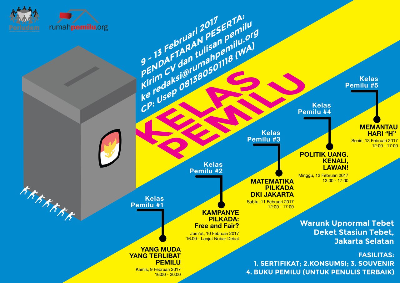 Read more about the article Perludem | Kelas Pemilu 9 – 13 Februari 2017