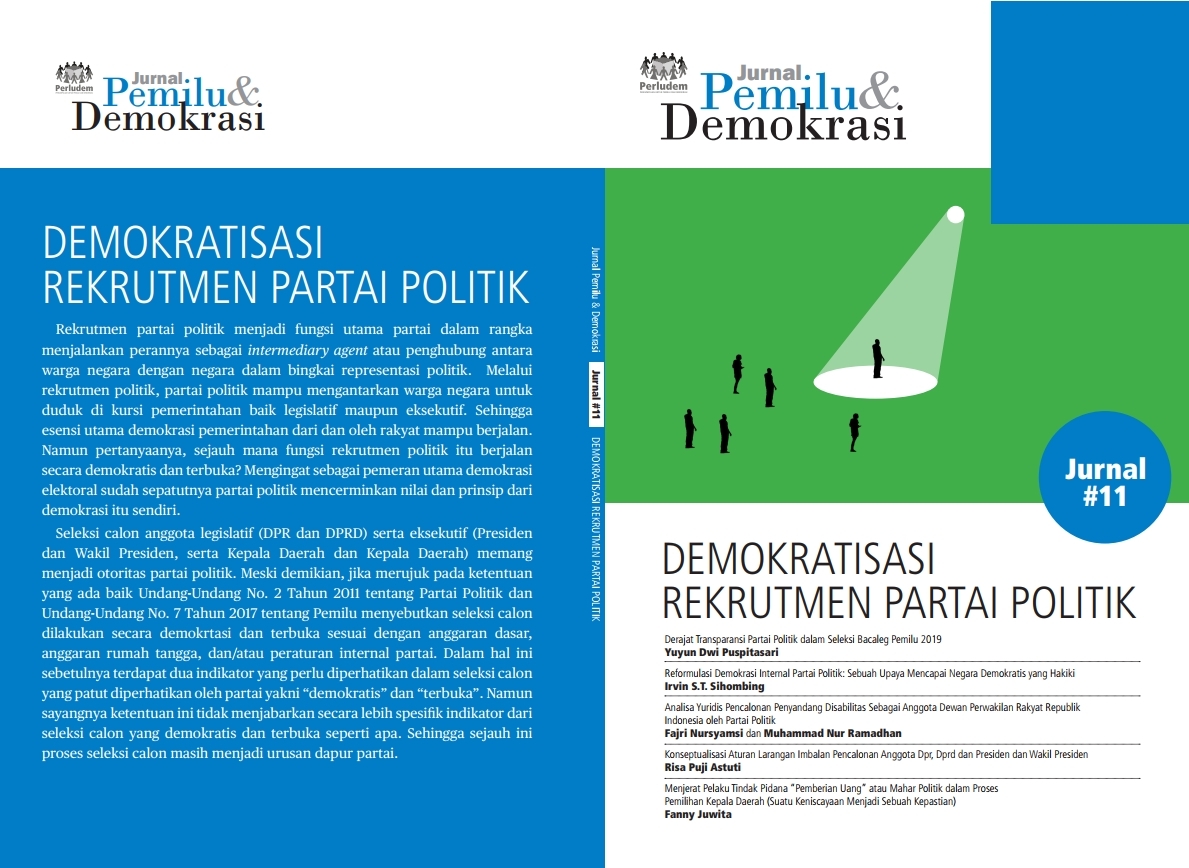 Read more about the article Jurnal 11 | Demokratisasi Rekrutmen Partai Politik