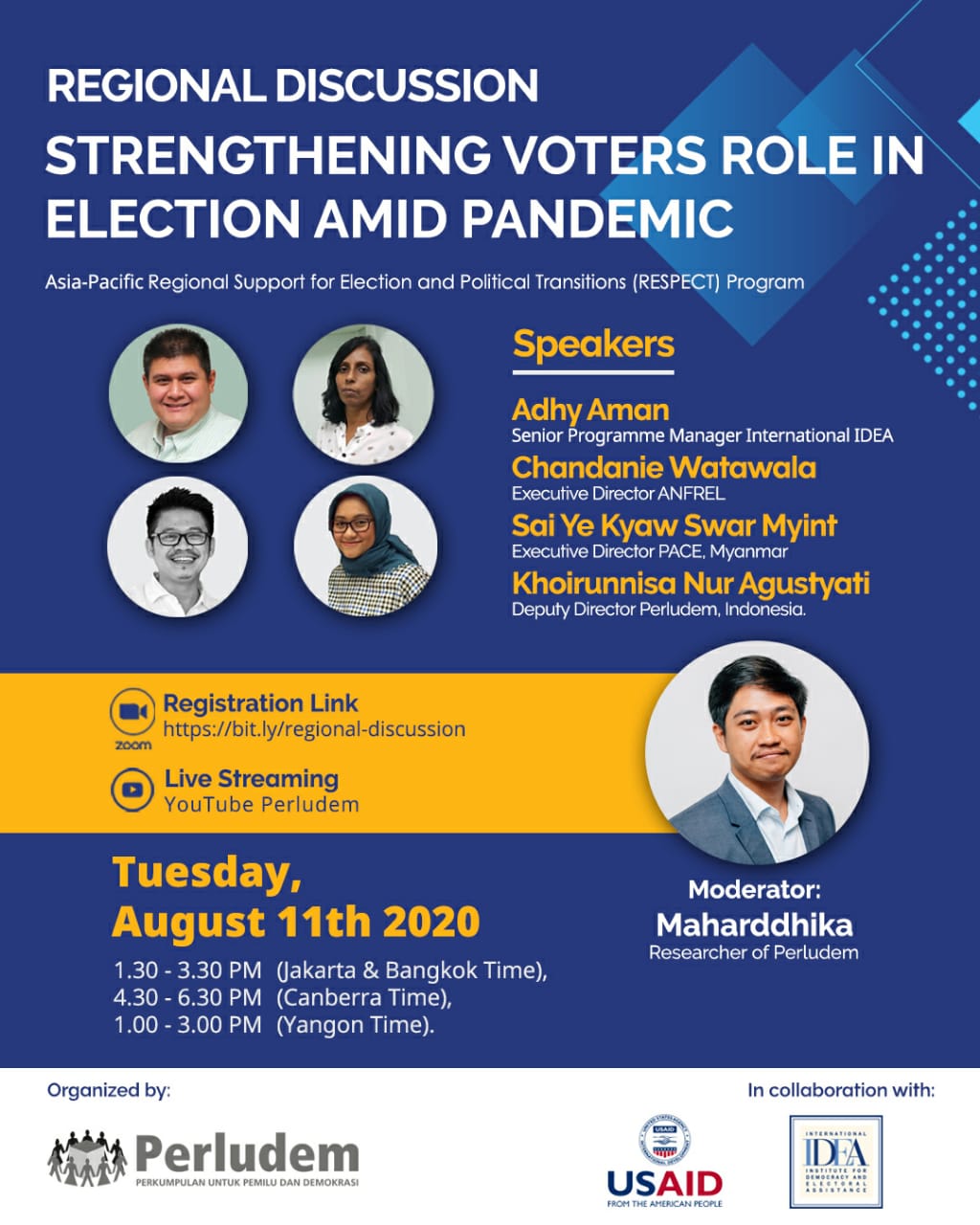 Read more about the article Materi Presentasi Regional Discussion “Strengthening Voters Role in Election Amid Pandemic”