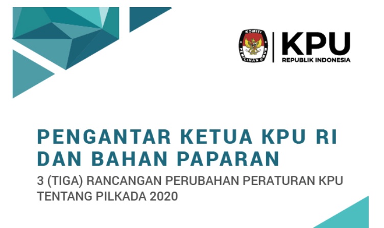 Read more about the article Paparan KPU di Rapat Dengar Pendapat (RDP) DPR tentang Rancangan Perubahan PKPU Pilkada 2020