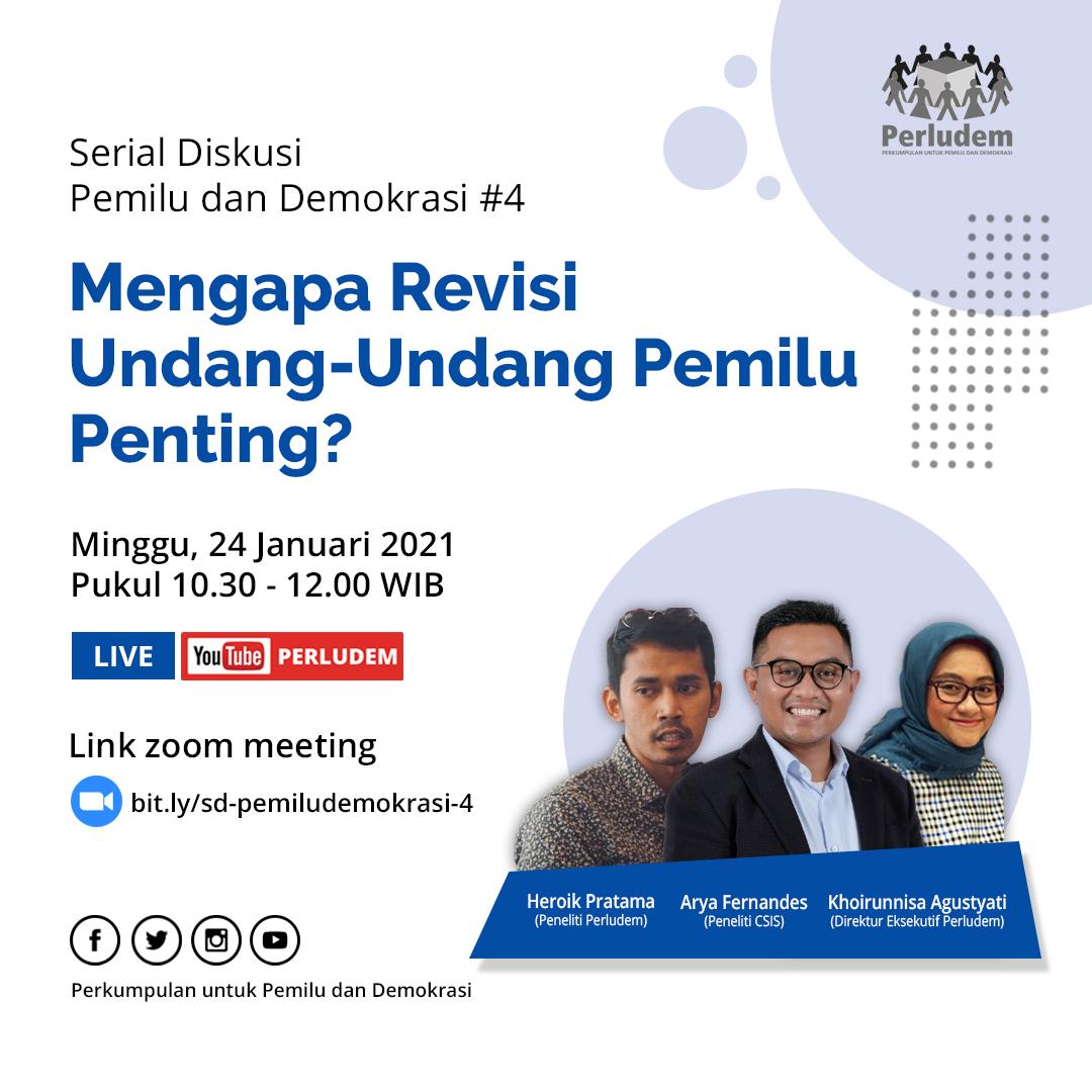 Read more about the article Materi Presentasi Serial Diskusi Pemilu dan Demokrasi #4