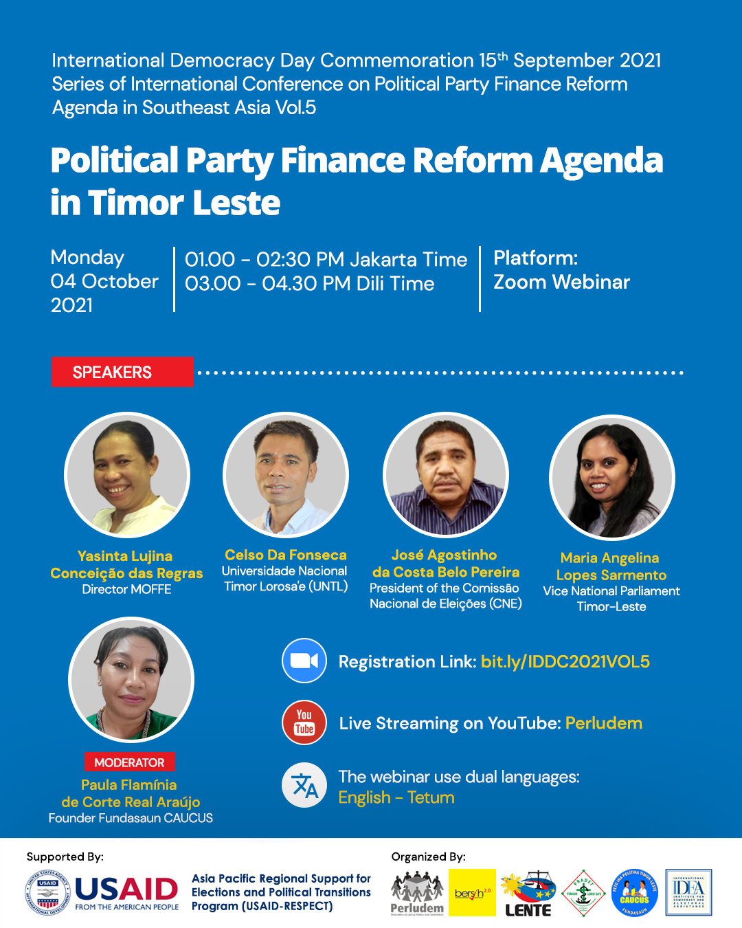 Read more about the article Presentation Material Political Party Finance Reform Agenda in Timor Leste