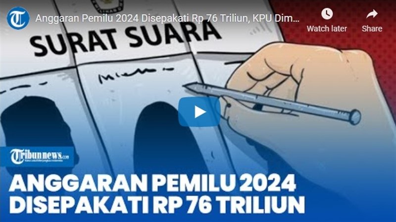 Read more about the article Anggaran Pemilu 2024 Disepakati Rp 76 Triliun, Perludem: KPU Jelaskan Kebutuhan Biaya Tiap Tahun