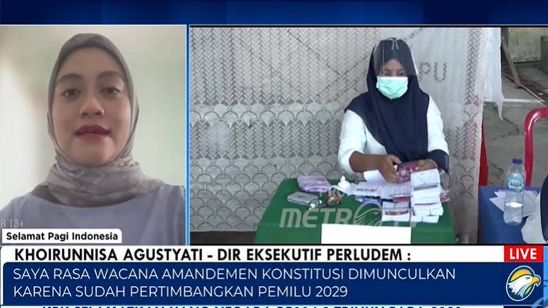 Read more about the article Perludem: Upaya Amendemen UUD 1945 Dilakukan Dengan Cara Tidak Demoktratis