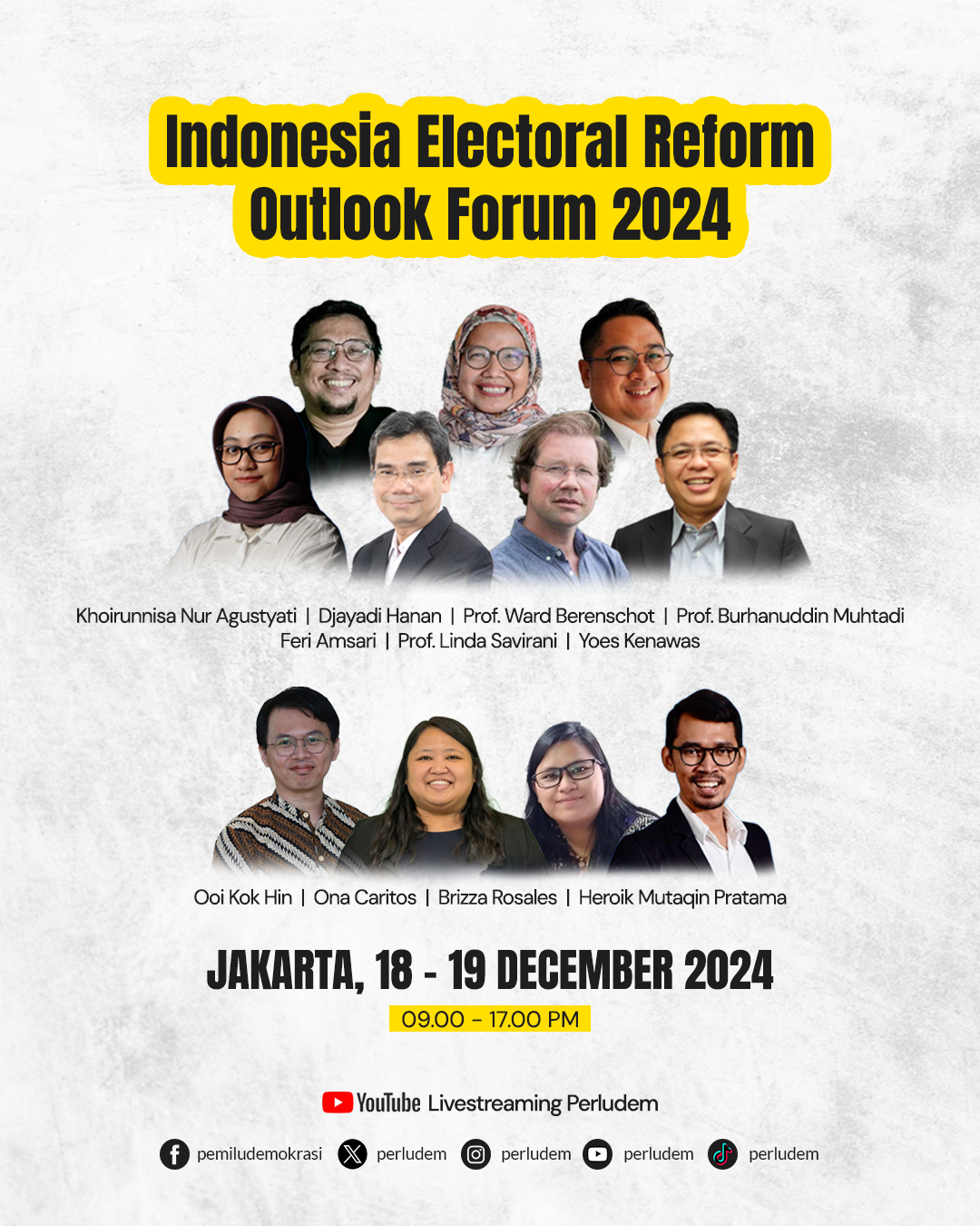 Read more about the article Materi Presentasi “Indonesia Electoral Reform Outlook Forum 2024”