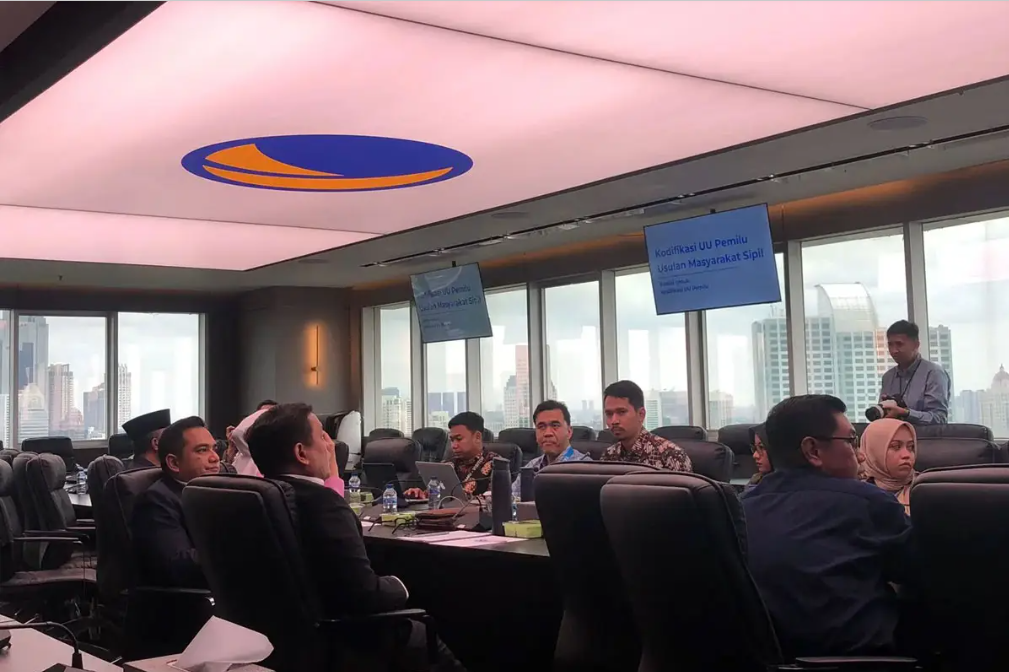 Read more about the article Terima Masukan Perludem, Rifqinizamy Tegaskan Komitmen NasDem Wujudkan Pemilu Berkualitas