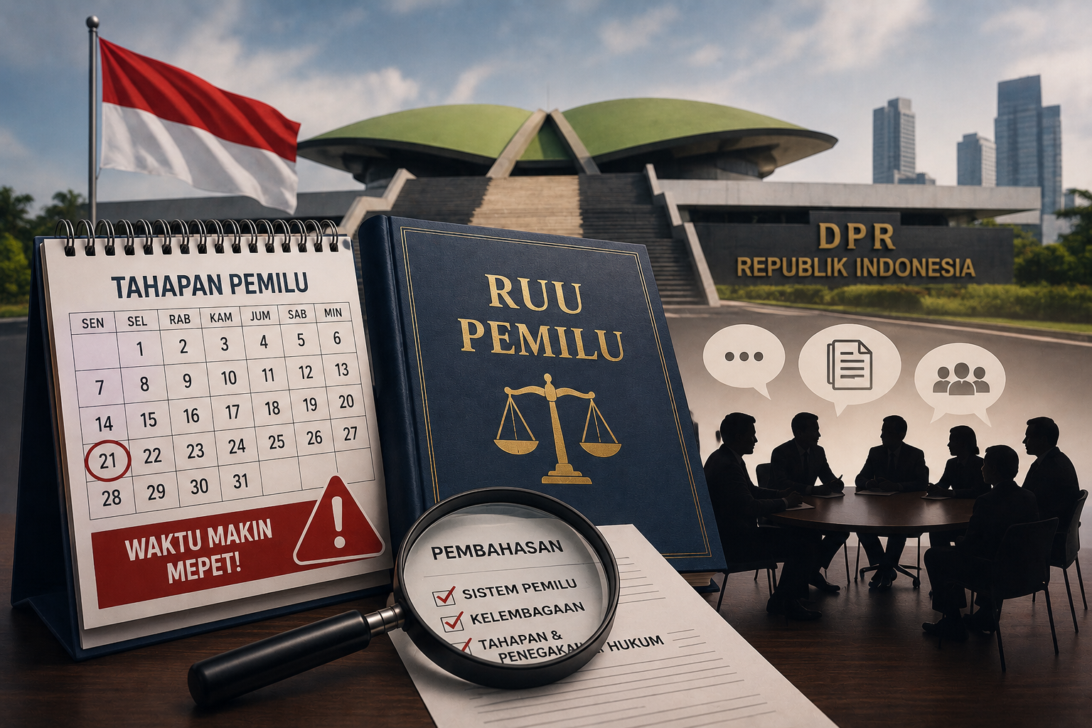 Read more about the article Perludem Desak DPR Segera Bahas RUU Pemilu Jelang Tahapan Pemilu