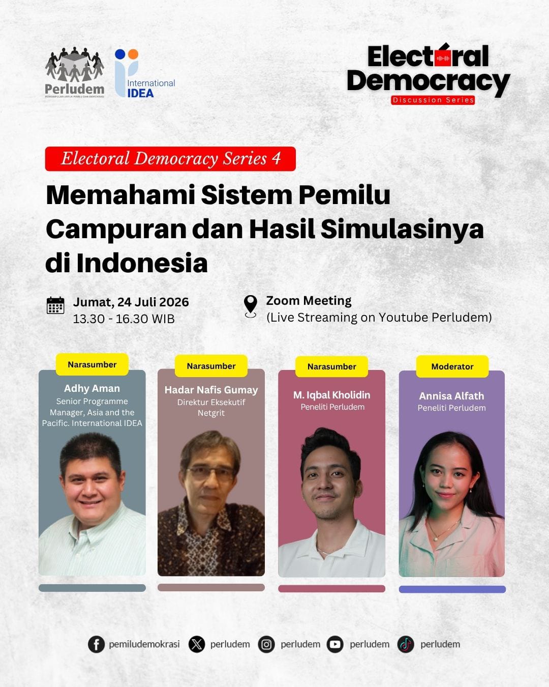 Read more about the article Presentation Materials: “Understanding the Mixed Electoral System and Simulation Results in Indonesia”